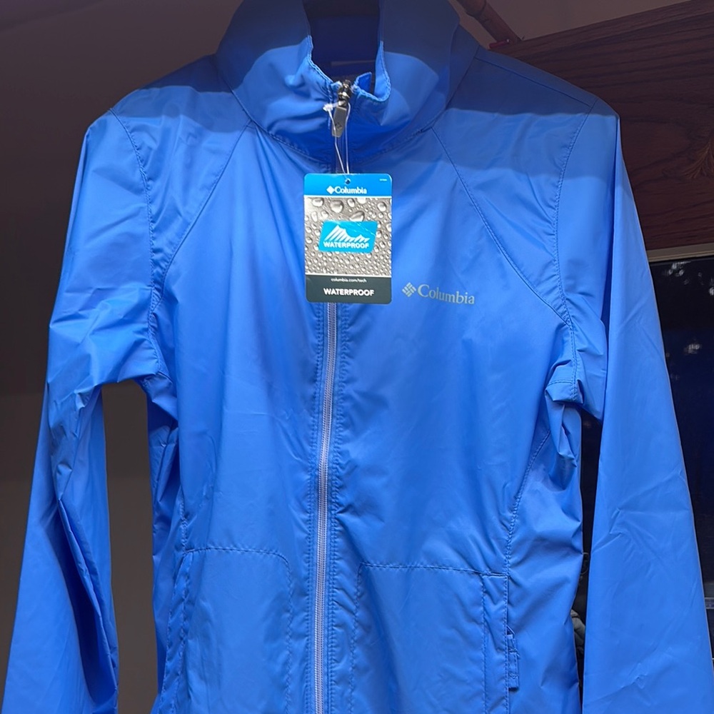 Columbia Blue Waterproof Jacket